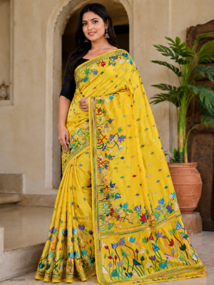 kantha stitch saree ps001