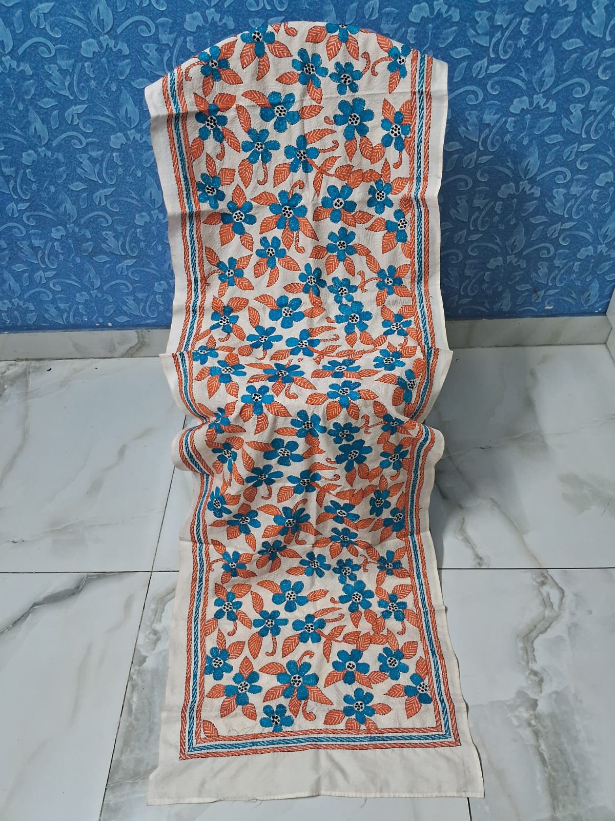 Silk Kantha Stitch Scarves or Stole % kantha_stitch_stole_or_scarf_dt004