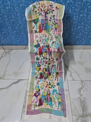 Silk Kantha Stitch Scarves or Stole